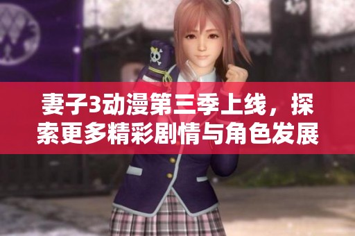 妻子3动漫第三季上线，探索更多精彩剧情与角色发展