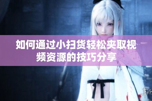 如何通过小扫货轻松夹取视频资源的技巧分享