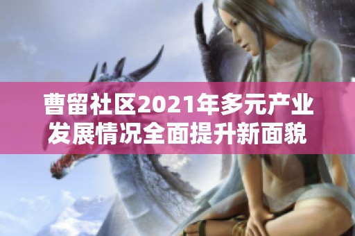 曹留社区2021年多元产业发展情况全面提升新面貌