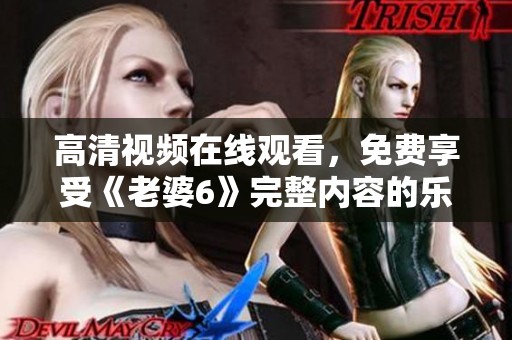 高清视频在线观看，免费享受《老婆6》完整内容的乐趣