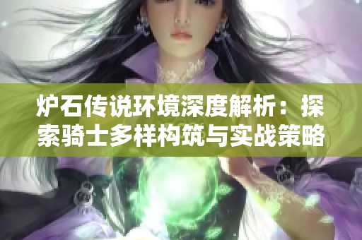 炉石传说环境深度解析：探索骑士多样构筑与实战策略的全面探讨