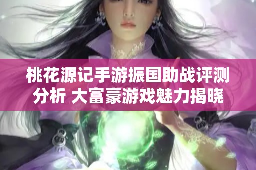 桃花源记手游振国助战评测分析 大富豪游戏魅力揭晓