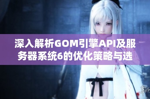 深入解析GOM引擎API及服务器系统6的优化策略与选择方案