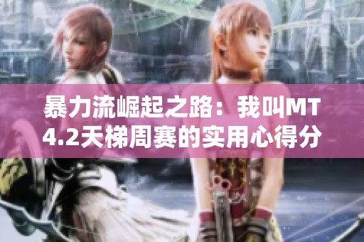 暴力流崛起之路：我叫MT4.2天梯周赛的实用心得分享