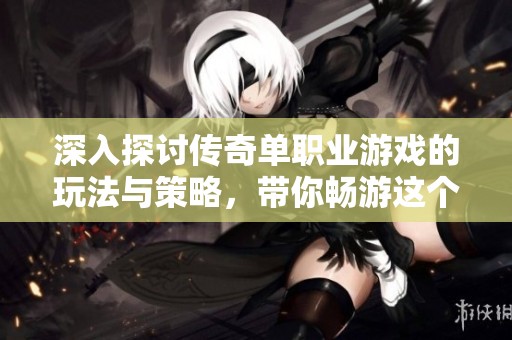 深入探讨传奇单职业游戏的玩法与策略，带你畅游这个经典世界