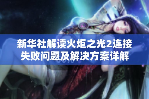 新华社解读火炬之光2连接失败问题及解决方案详解