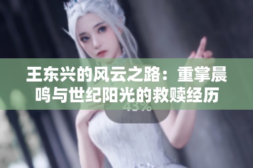王东兴的风云之路：重掌晨鸣与世纪阳光的救赎经历