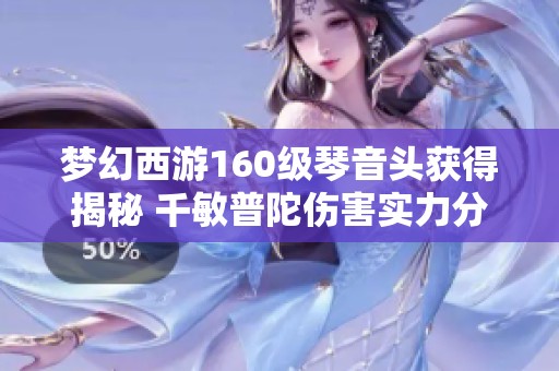 梦幻西游160级琴音头获得揭秘 千敏普陀伤害实力分析