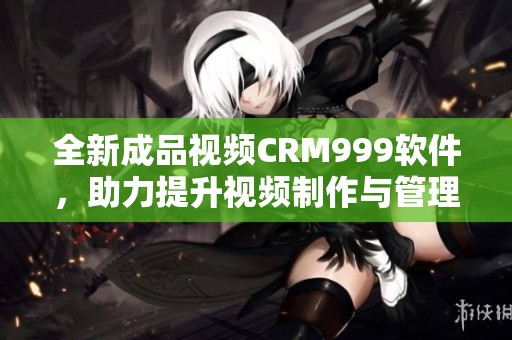全新成品视频CRM999软件，助力提升视频制作与管理效率