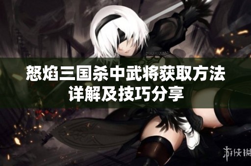 怒焰三国杀中武将获取方法详解及技巧分享