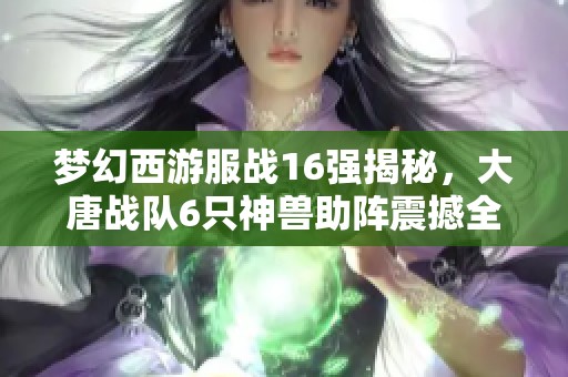梦幻西游服战16强揭秘，大唐战队6只神兽助阵震撼全场