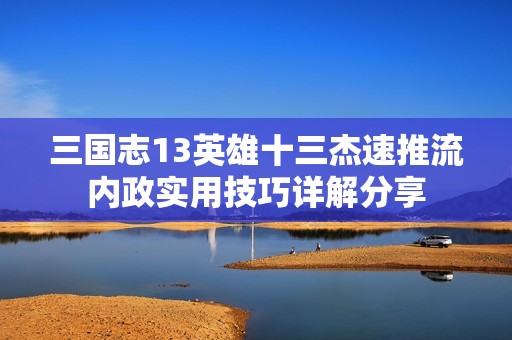 三国志13英雄十三杰速推流内政实用技巧详解分享