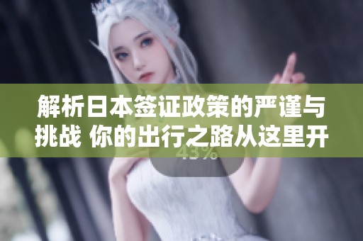 解析日本签证政策的严谨与挑战 你的出行之路从这里开始