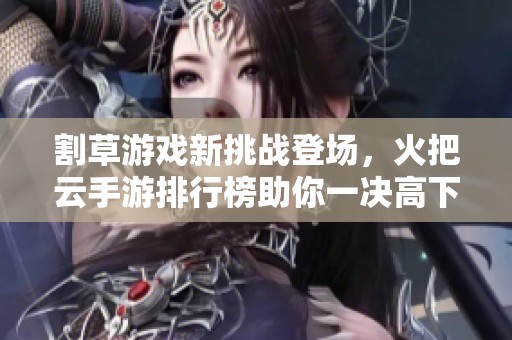割草游戏新挑战登场，火把云手游排行榜助你一决高下