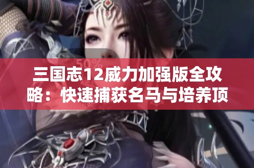 三国志12威力加强版全攻略：快速捕获名马与培养顶级武将的实用技巧