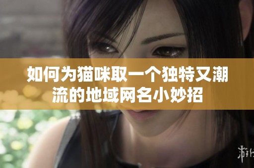 如何为猫咪取一个独特又潮流的地域网名小妙招
