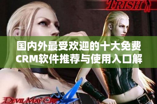 国内外最受欢迎的十大免费CRM软件推荐与使用入口解析
