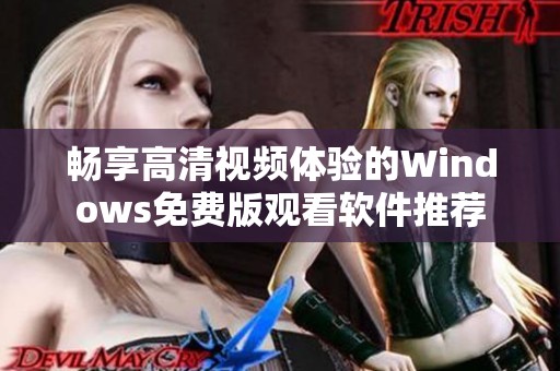畅享高清视频体验的Windows免费版观看软件推荐