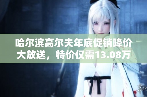 哈尔滨高尔夫年底促销降价大放送，特价仅需13.08万元！