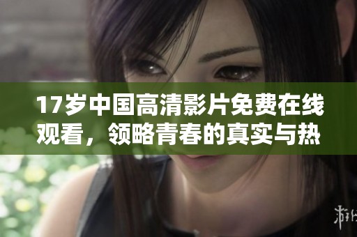 17岁中国高清影片免费在线观看，领略青春的真实与热血