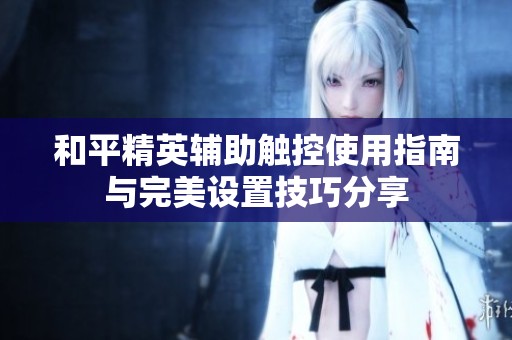 和平精英辅助触控使用指南与完美设置技巧分享