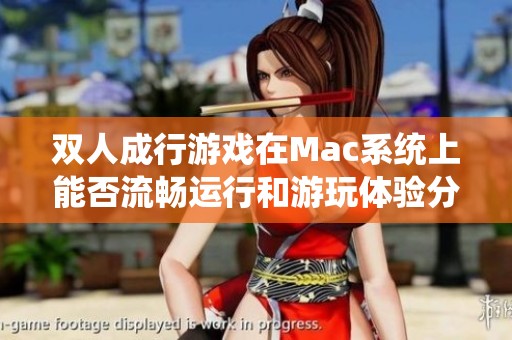 双人成行游戏在Mac系统上能否流畅运行和游玩体验分析