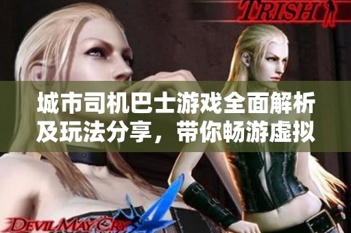 城市司机巴士游戏全面解析及玩法分享，带你畅游虚拟城市体验