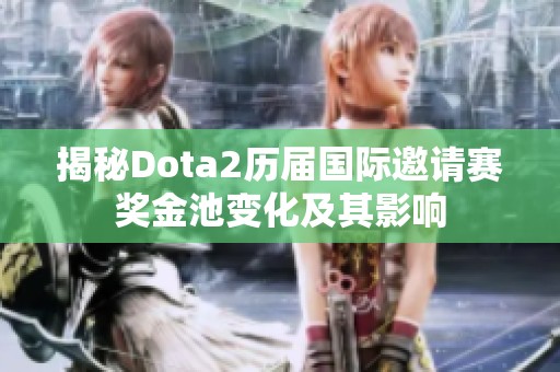 揭秘Dota2历届国际邀请赛奖金池变化及其影响