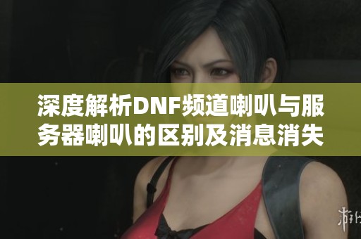 深度解析DNF频道喇叭与服务器喇叭的区别及消息消失原因