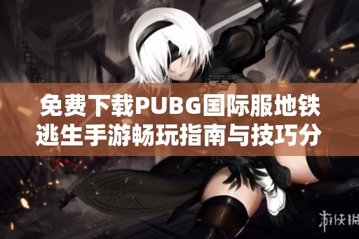 免费下载PUBG国际服地铁逃生手游畅玩指南与技巧分享