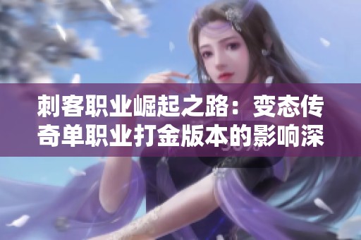 刺客职业崛起之路：变态传奇单职业打金版本的影响深度解析