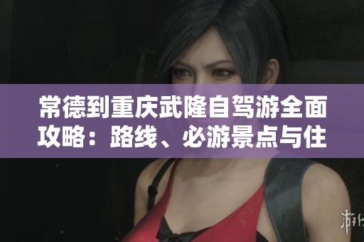 常德到重庆武隆自驾游全面攻略：路线、必游景点与住宿建议一网打尽