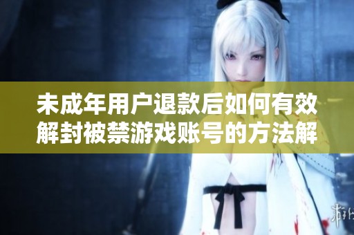 未成年用户退款后如何有效解封被禁游戏账号的方法解析