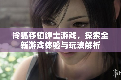 冷狐移植绅士游戏，探索全新游戏体验与玩法解析