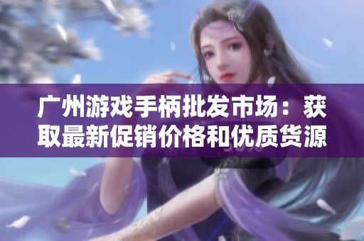 广州游戏手柄批发市场：获取最新促销价格和优质货源信息