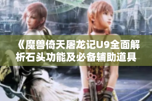 《魔兽倚天屠龙记U9全面解析石头功能及必备辅助道具》