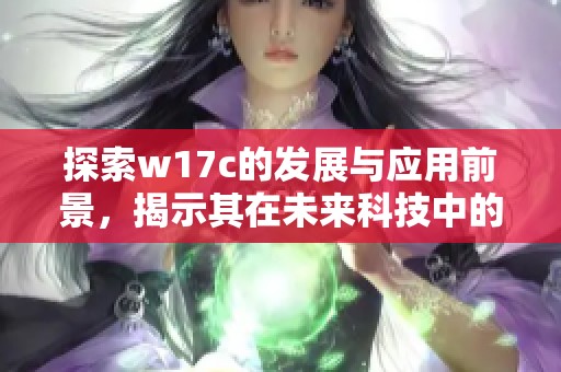 探索w17c的发展与应用前景，揭示其在未来科技中的重要性与潜力
