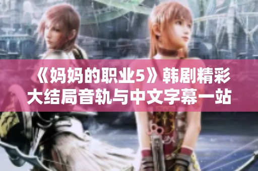 《妈妈的职业5》韩剧精彩大结局音轨与中文字幕一站式获取指南