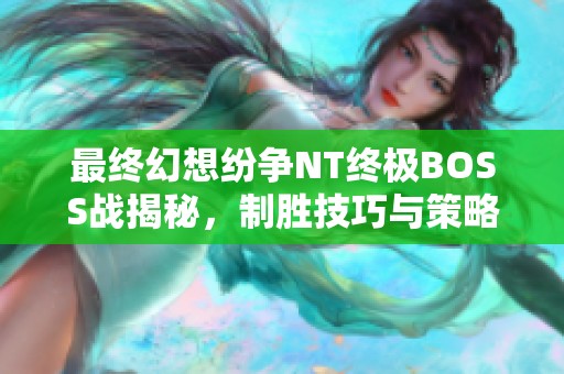 最终幻想纷争NT终极BOSS战揭秘，制胜技巧与策略全面解析!