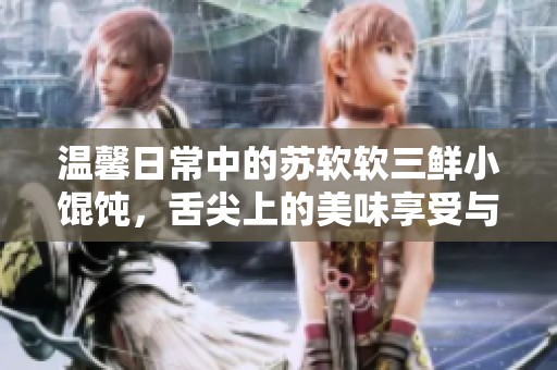 温馨日常中的苏软软三鲜小馄饨，舌尖上的美味享受与温暖陪伴