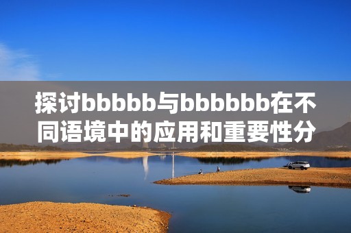 探讨bbbbb与bbbbbb在不同语境中的应用和重要性分析
