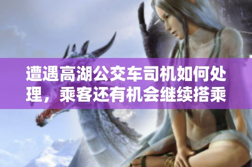 遭遇高湖公交车司机如何处理，乘客还有机会继续搭乘吗