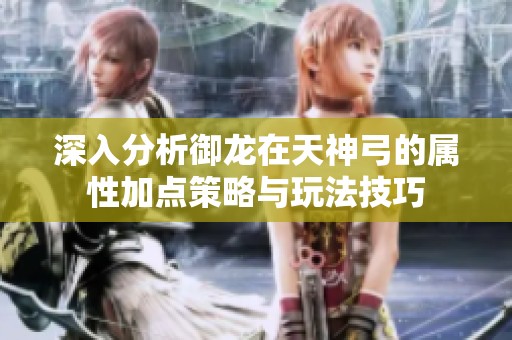 深入分析御龙在天神弓的属性加点策略与玩法技巧