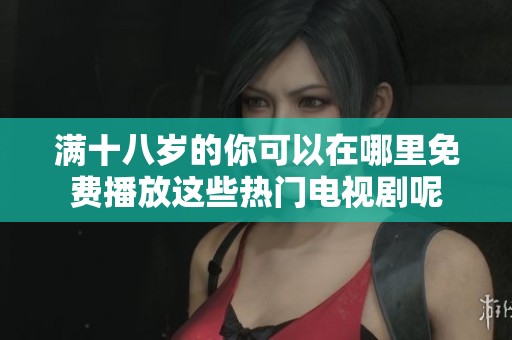 满十八岁的你可以在哪里免费播放这些热门电视剧呢