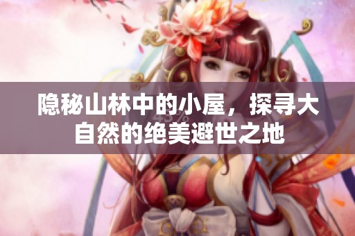 隐秘山林中的小屋，探寻大自然的绝美避世之地