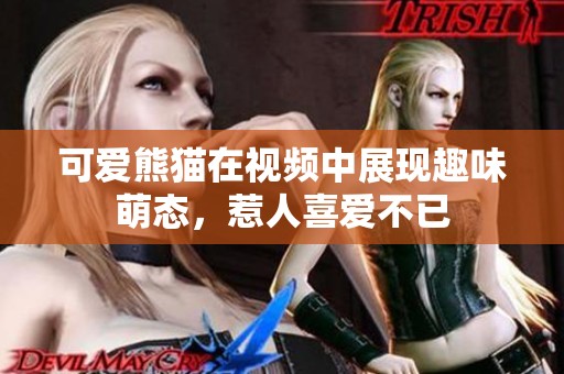 可爱熊猫在视频中展现趣味萌态，惹人喜爱不已