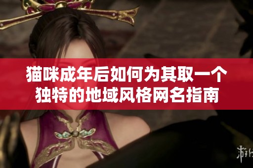 猫咪成年后如何为其取一个独特的地域风格网名指南