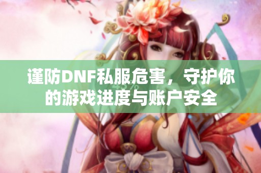 谨防DNF私服危害，守护你的游戏进度与账户安全