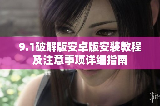 9.1破解版安卓版安装教程及注意事项详细指南