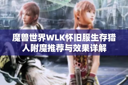魔兽世界WLK怀旧服生存猎人附魔推荐与效果详解
